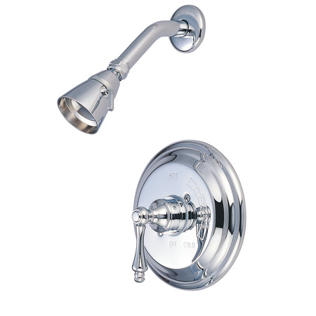 KINGSTON BRASS Shower Faucet, Polished Chrome, Wall Mount KB3631ALSO